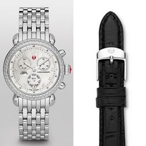 Michele Signature CSX-36 Diamond Watch and Strap